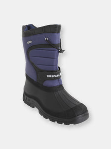 Unisex Dodo Pull On Winter Snow Boots - Navy