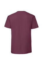 Load image into Gallery viewer, Fruit Of The Loom Mens Ringspun Premium T-Shirt (Burgundy)