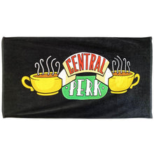 Load image into Gallery viewer, Friends Central Perk Beach Towel (Black/Yellow/Green) (One Size)
