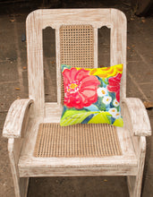 Load image into Gallery viewer, 14 in x 14 in Outdoor Throw PillowFlower Fabric Decorative Pillow