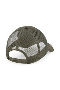 Beechfield Organic Cotton Trucker Cap (Olive Green)