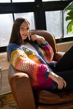 Load image into Gallery viewer, Rainbow Knitted Kimono