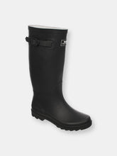Load image into Gallery viewer, Recon X Mens Waterproof Rubber Wellington Boots - Black