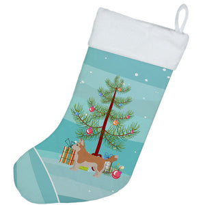 Corgi Husky Mix Christmas Tree Christmas Stocking