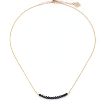 Load image into Gallery viewer, Mina Black Spinel Necklace
