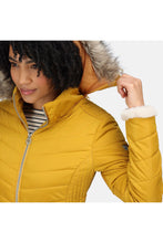 Load image into Gallery viewer, Regatta Womens/Ladies Winslow Rochelle Humes Padded Jacket (Mustard Seed)