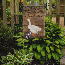 Load image into Gallery viewer, 11&quot; x 15 1/2&quot; Polyester Sebastopol Goose Welcome Garden Flag 2-Sided 2-Ply