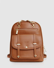 Load image into Gallery viewer, 5th Ave Leather Backpack - Camel