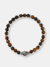 Load image into Gallery viewer, Elastic Bracelet with Stones and Snake Head