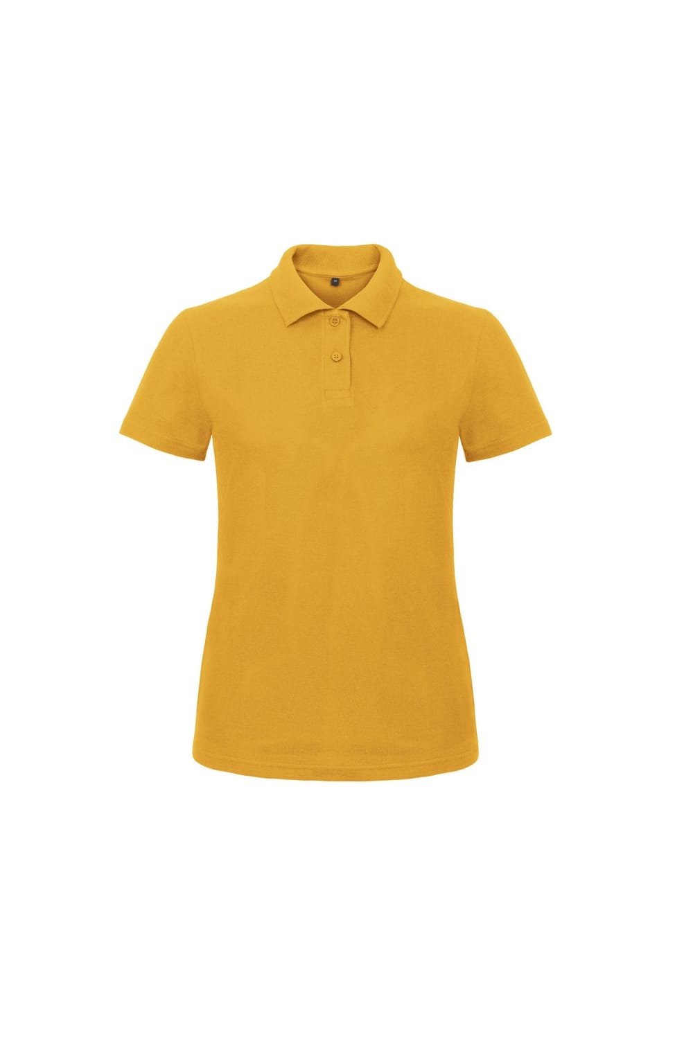 B&C Womens/Ladies ID.001 Plain Short Sleeve Polo Shirt (Chilli Gold)