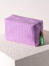 Load image into Gallery viewer, Ezra Large Cosmetic Pouch, Lilac