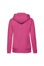 Load image into Gallery viewer, Ladies Lady-Fit Hooded Sweatshirt Jacket (Fuchsia)