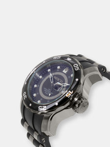Invicta Men's Pro Diver 6996 Black Polyurethane Swiss Quartz Diving Watch