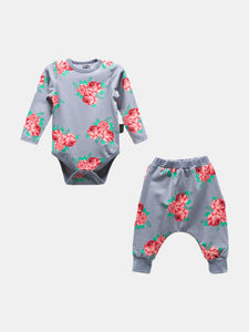 Blue Roses Bodysuit Outfit