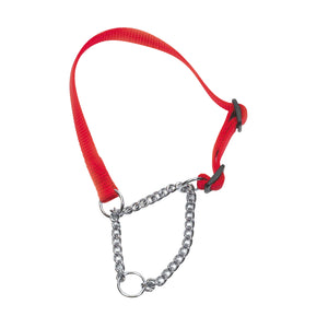 Ancol Pet Products Heritage Chain Choker Dog Collar (Red) (21.6-29.5in (Size 7-10))