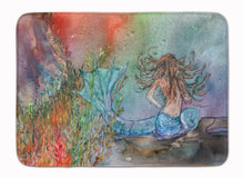Load image into Gallery viewer, 19 in x 27 in Brunette Mermaid Water Fantasy Machine Washable Memory Foam Mat