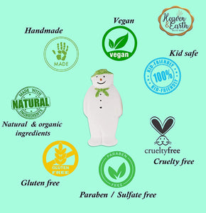 8 Snowmen Bath Bombs. Natural, Moisturizing, Essential Oils. for Bubble Spa Bath, Holiday Gift Idea for Family. Children, Friends & Teen Gifts