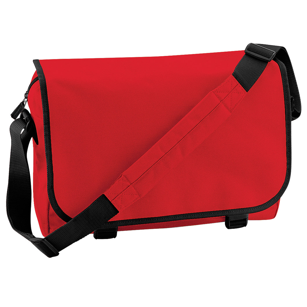 Bagbase Adjustable Messenger Bag (11 Liters) (Classic Red) (One Size)