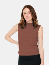 Load image into Gallery viewer, Organic Cotton Mock Neck Tee