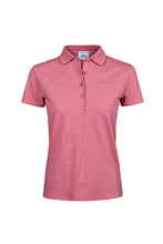 Load image into Gallery viewer, Tee Jays Womens/Ladies Luxury Stretch Polo Shirt (Rose)