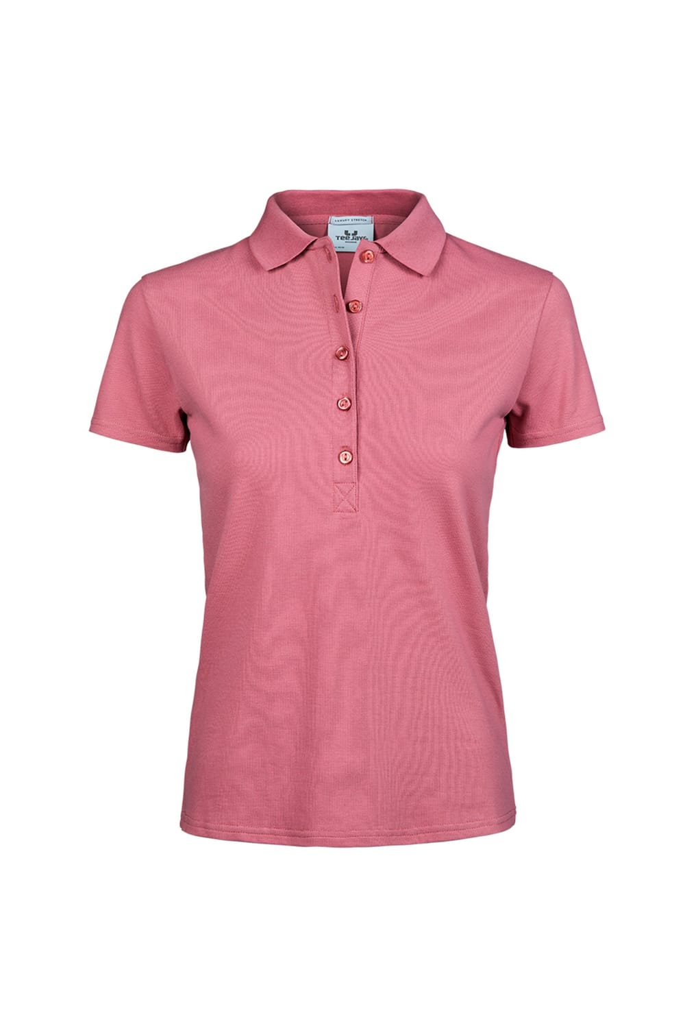 Tee Jays Womens/Ladies Luxury Stretch Polo Shirt (Rose)