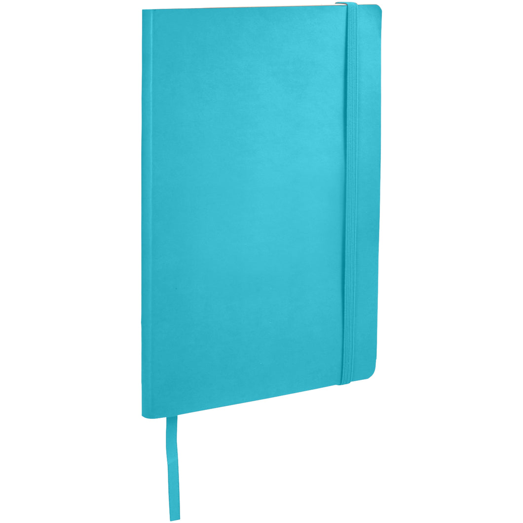 JournalBooks Classic Soft Cover Notebook (Light Blue) (8.3 x 5.5 x 0.5 inches)