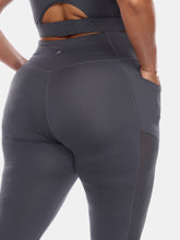 Load image into Gallery viewer, Plus Size High-Waist Mesh Fitness Leggings