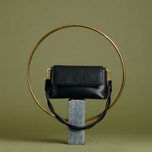 Load image into Gallery viewer, Francesca Black Small Shoulder Bag