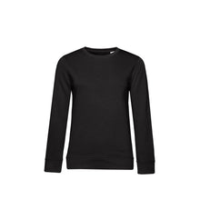 Load image into Gallery viewer, B&amp;C Womens/Ladies Organic Sweatshirt (Black)