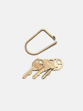 Load image into Gallery viewer, Wilson Keyring - Brass