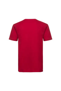 Russell Mens Authentic Pure Organic T-Shirt (Classic Red)