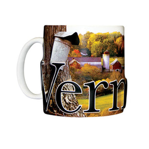 Vermont 18 oz Full Color Relief Mug