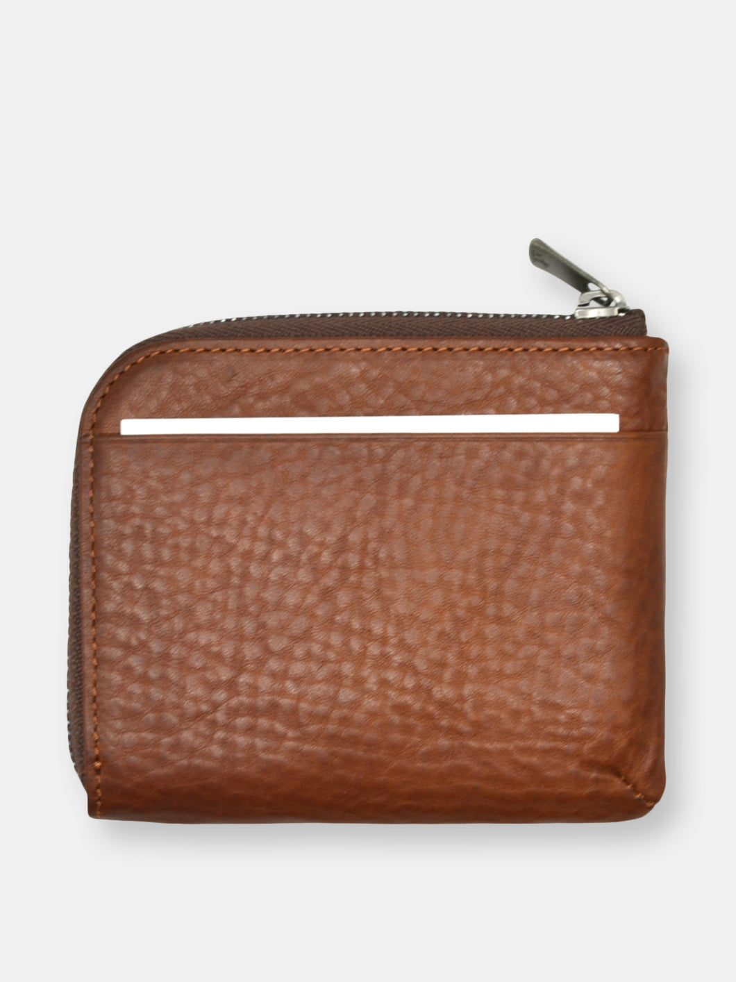 Zippered Leather Wallet