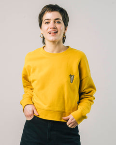 Horse Sweatshirt Mustard