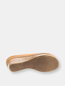 Sydney Tan Wedge Sandals