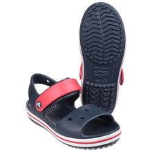 Load image into Gallery viewer, Crocs Childrens/Kids Crocband Sandals/Clogs (Navy)