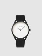 Load image into Gallery viewer, Lune - Matte Black - Black Leather