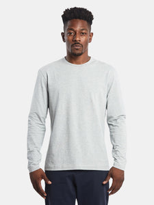 Go-To Long Sleeve | Men's Heather Silver Spoon