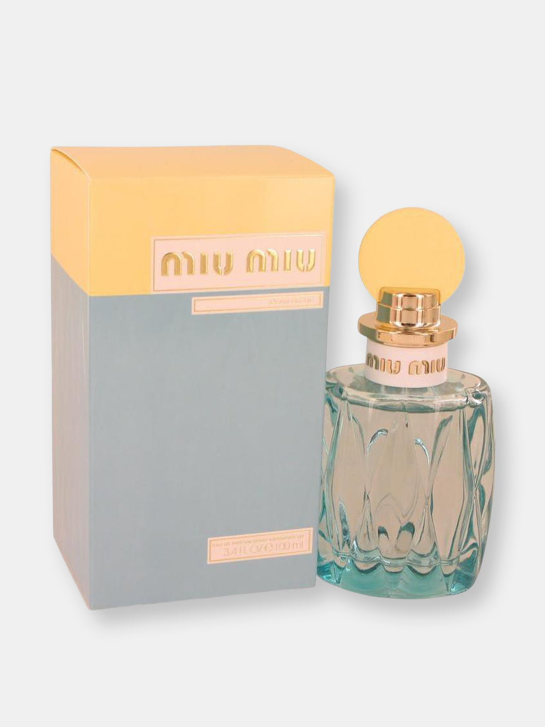 Miu Miu L'eau Bleue by Miu Miu Eau De Parfum Spray 3.4 oz