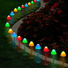 Load image into Gallery viewer, 20&quot; Solar Mushroom String LED Lights With Multi Color And 8 Modes - Multi Color