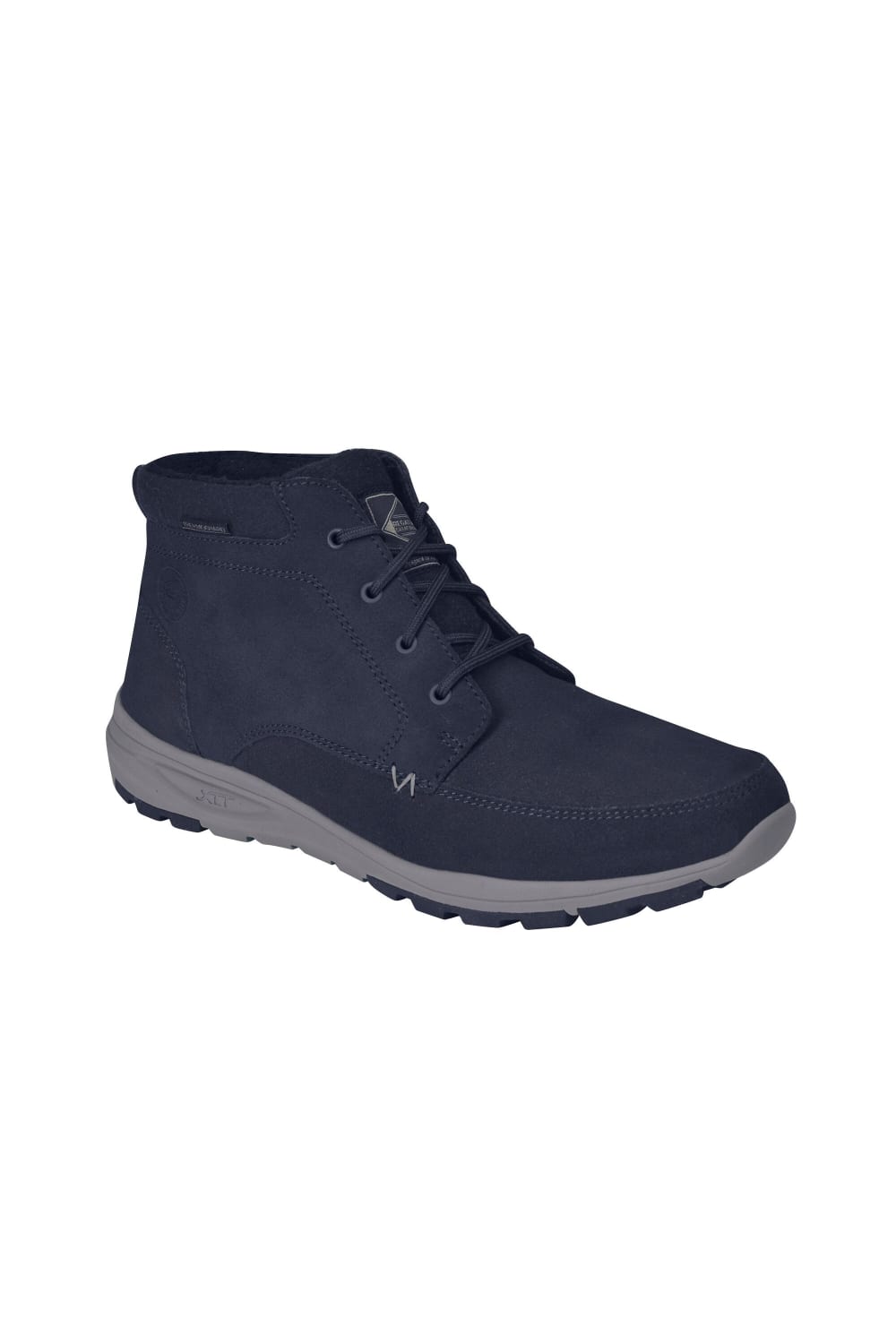 Great Outdoors Mens Marine Suede Leather Thermo Boots - Navy/Seal Grey