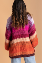 Load image into Gallery viewer, Rainbow Knitted Kimono