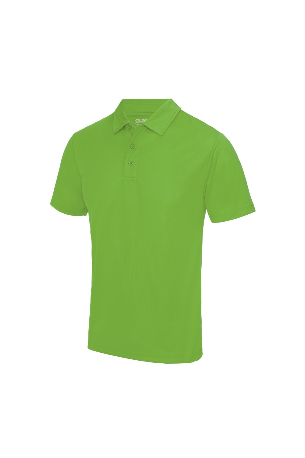 Mens Plain Sports Polo Shirt - Lime Green