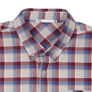 Plaid Lightweight Organic Shirt- Short Sleeve