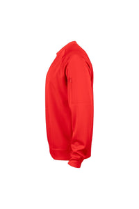 Unisex Adult Basic Round Neck Active Sweatshirt - Red