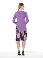 Load image into Gallery viewer, Ribbed Top Layered with Printed Pleated Underdress