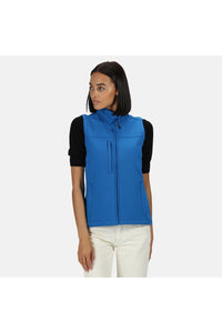 Regatta Womens/Ladies Flux Softshell Bodywarmer / Sleeveless Jacket (Oxford Blue)