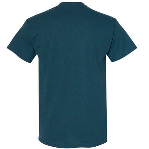 Mens Heavy Cotton Short Sleeve T-Shirt Pack of 5 - Midnight