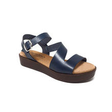Load image into Gallery viewer, Danae Platform Leather Sandal