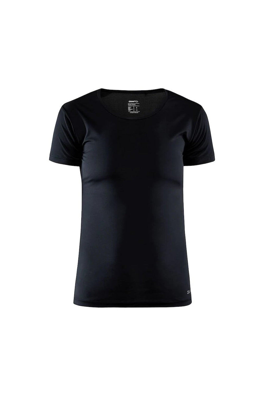 Womens/Ladies Essential Core Dry T-Shirt - Black